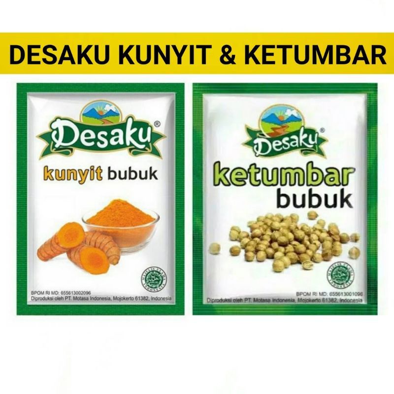 Desaku Kunyit Ketumbar Bubuk 1 Pcs Satuan