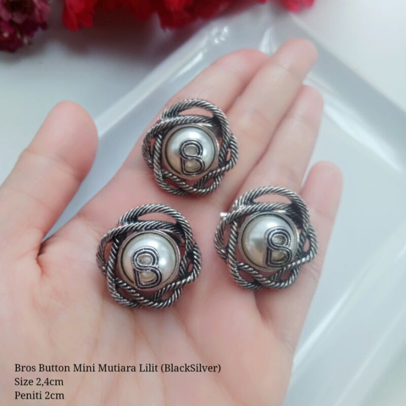 BROS BUTTONSCARVES KW / BROS B (PART 4)-mini lilit blacksilv