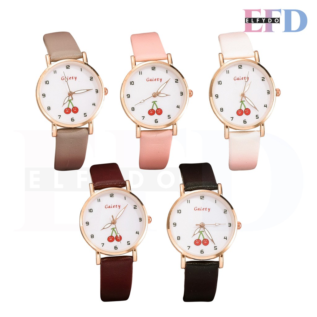 ELFYDO - J178 Jam Tangan Analog Quartz Jam Tangan Fashion Wanita Jam Tangan Wanita