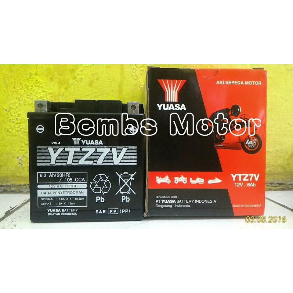 YUASA YTZ7V AKI YAMAHA NMAX S L531 S L Motor