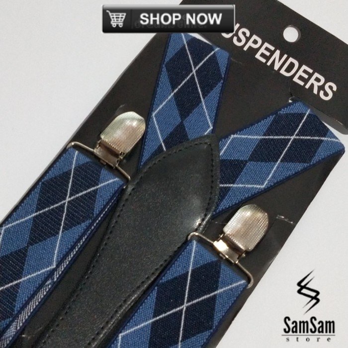 Suspender Pria Suspender Dewasa Jepit 4 Motif - motif 6