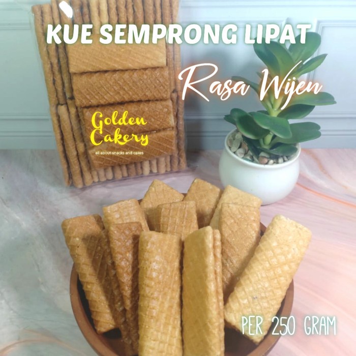 

KERING-KUE- KUE SEMPRONG LIPAT/SEMPRONG DOMPET TERLARIS/250 GRAM/KILOAN/RASA WIJEN - WIJEN 250GR