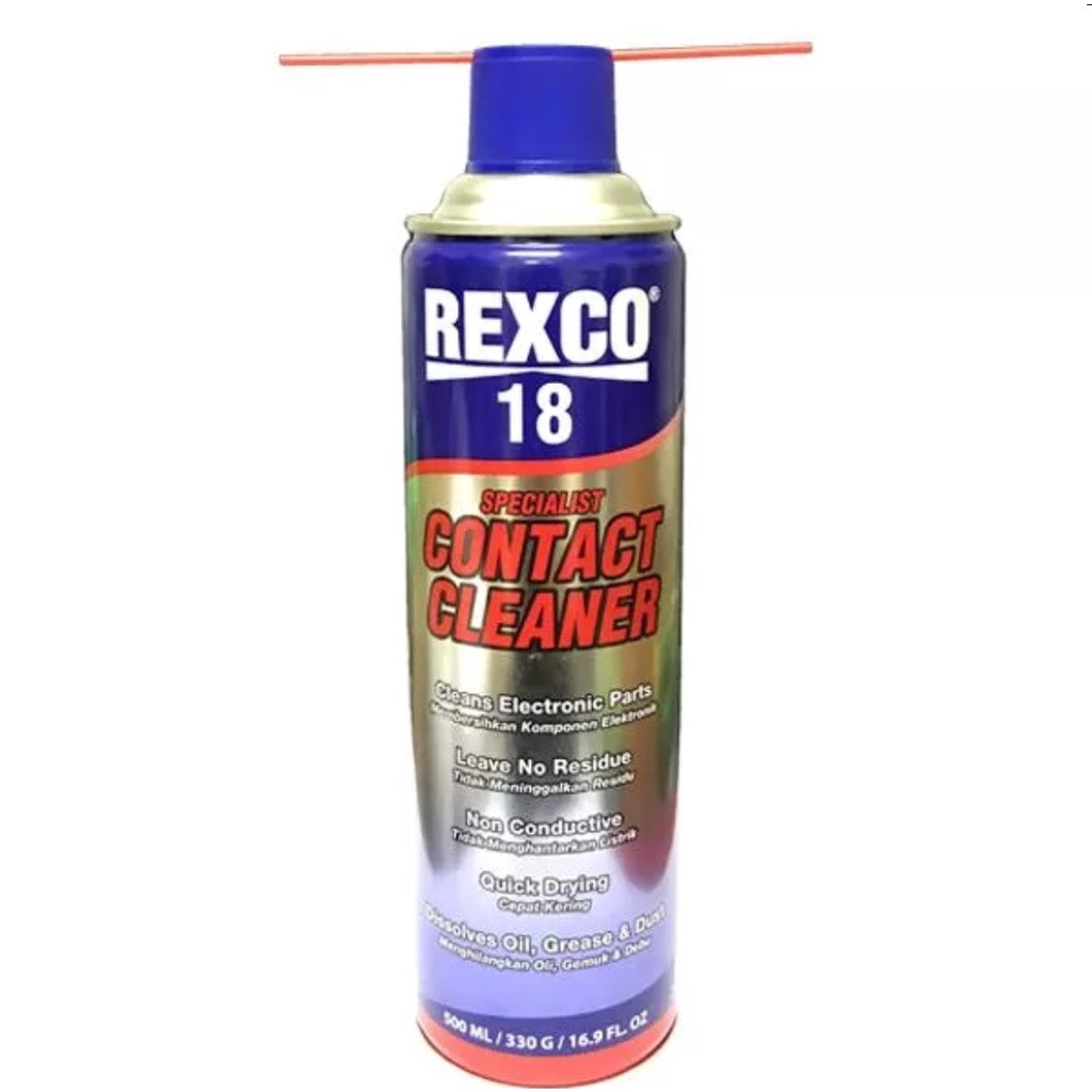 Rexco 18 Contact Cleaner Pembersih Elektrik Elektrical 500 ML / Pembersih Komponen Elektronik Contact Cleaner Rexco18 500 ML