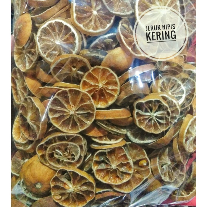 

JERUK NIPIS KERING IRIS / DRIED LIME SlICES - 1 kg Kwalitas Bagus