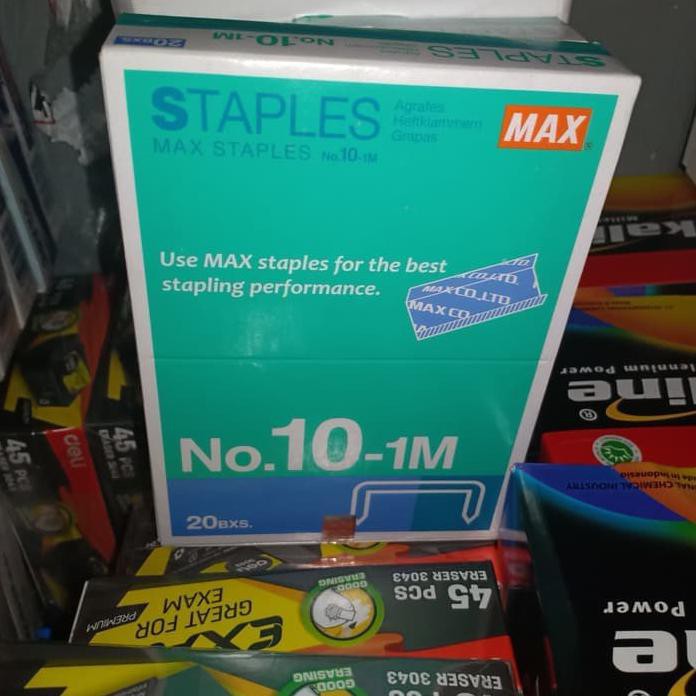 

ISI STAPLES MAX NO 10 1 PACK