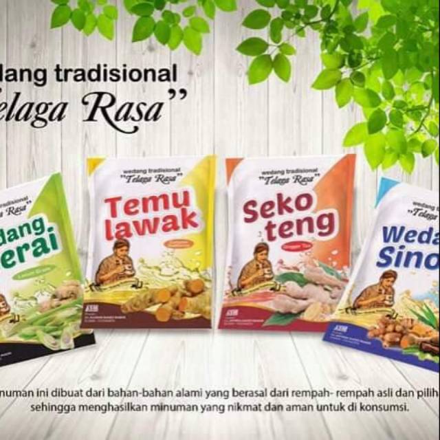 Telaga Rasa Minuman Herbal Instan Khas Jogja Paket Bisa Mix Atau Campur Wedang Herbal Empon Empon Shopee Indonesia