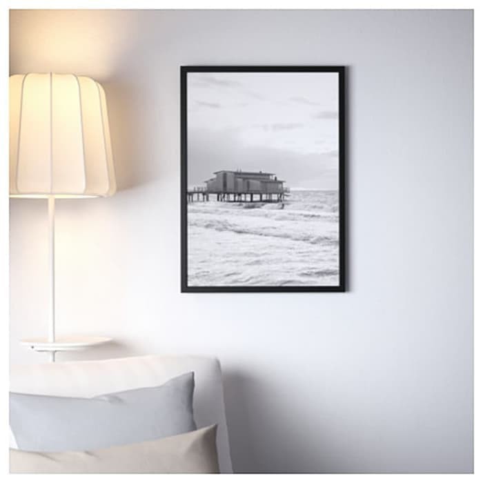 Bingkai Foto - Frame Foto FISKBO - Poster Size 50x70 cm - HITAM