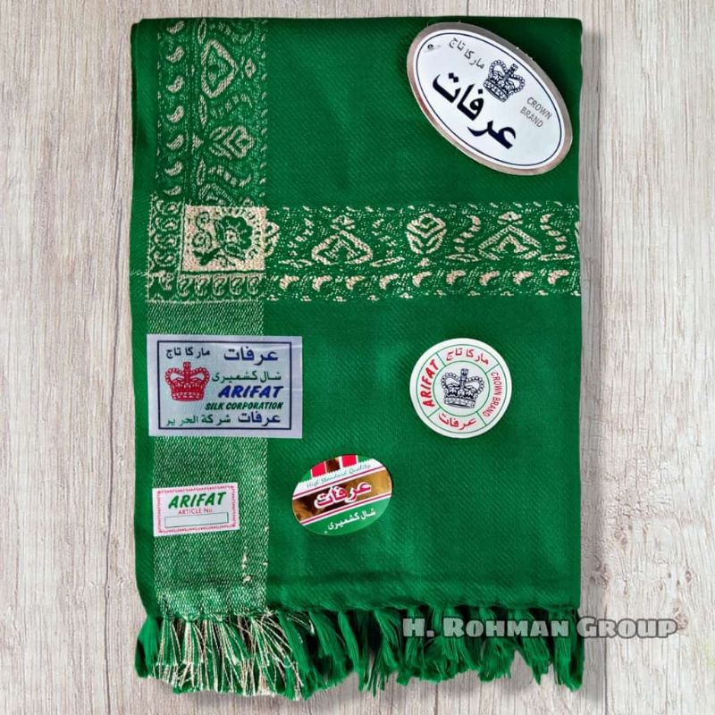 Sorban Kasmiri Arifat Hijau Abu Putih Hitam Merah Kwalitas Asli impor Made in India