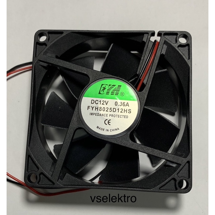 FAN DC 8x8 12v/ KIPAS PENDINGIN 8CM/COOLING FAN 8 CM/FAN COOLING DC 12V 8x8/ COOLING FAN AUDIO FAN 8