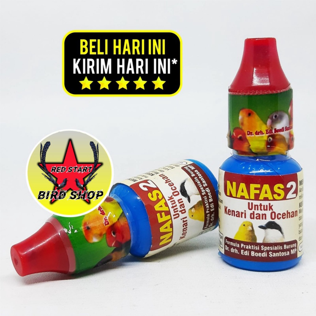 NAFAS 2 DR. EDI BOEDH OBAT BURUNG KENARI LOVEBIRD MURAI ATASI SAKIT PERNAFASAN KRONIS SERAK