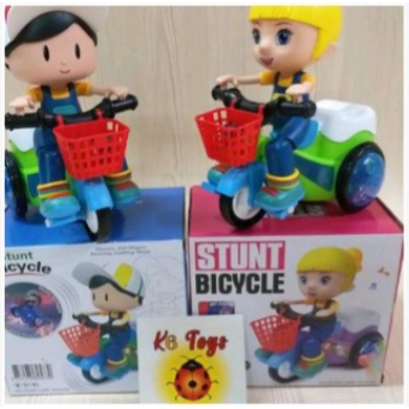 MAINAN ANAK SEPEDA AKROBAT LUCU STUNT TRICYCLE & STUNT BICYCLE