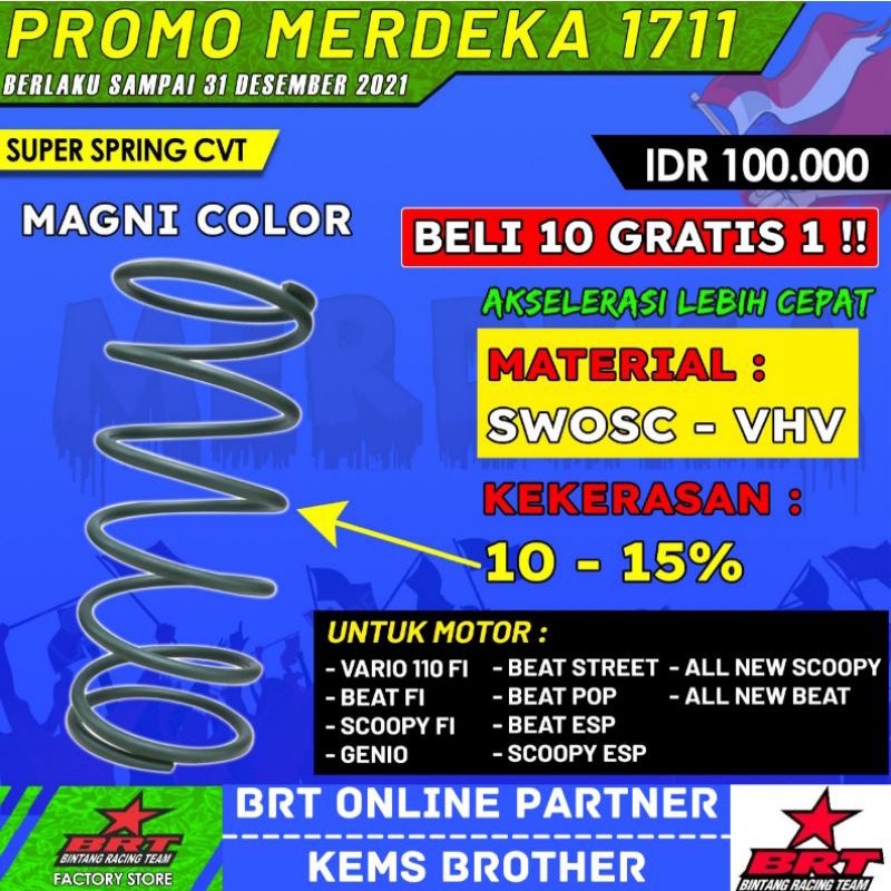 PER CVT BRT ALL MATIC NMAX AEROX  ALL NEW NMAX ALL NEW AEROX LEXI MIO 10%-15% DAN 20%