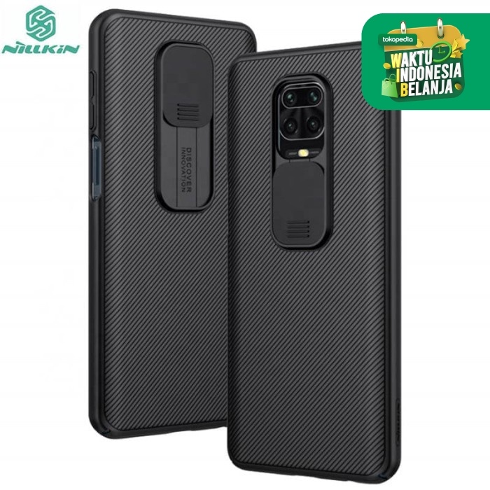 NILLKIN CAMSHIELD CASE XIAOMI REDMI NOTE 9 PRO - CASING BLACK SOFT