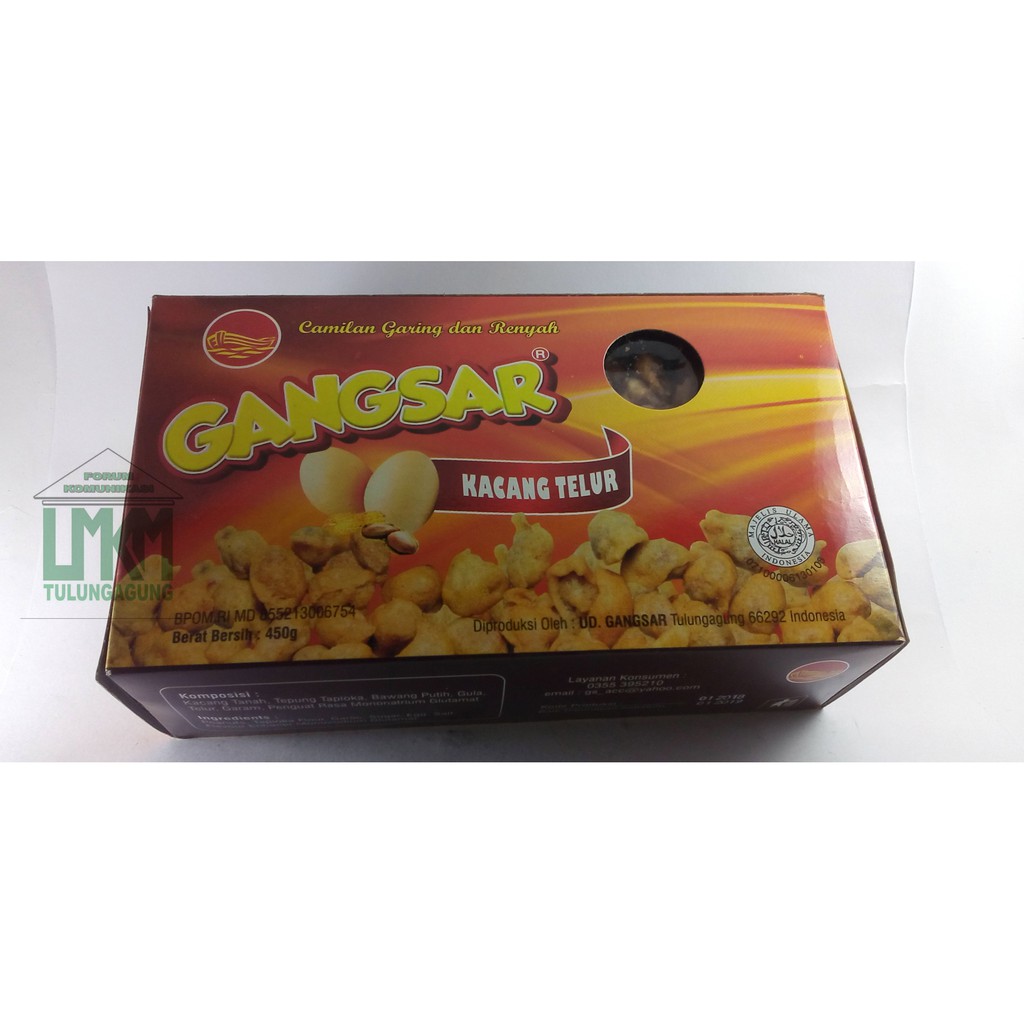 

Gangsar Kacang Telor 450 Gr