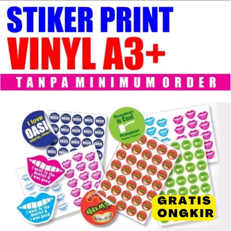 

Cetak Stiker Vinyl Logo Costum Untuk Kemasan Jualan Makanan Minuman Bentuk Persegi Cutting