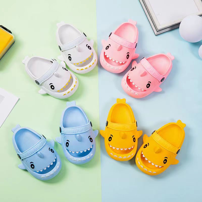 PROMO 10.10 PUNCAK ☀ACCBAYI☀ SA025 SANDEL Sandal Baby Shark / Sandal Hiu Anak Laki laki Perempuan Bahan Bagus Model Lucu Import Termurah Kekinian