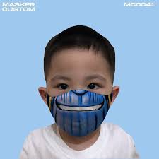 Custom Masker Simple Full Print Anak
