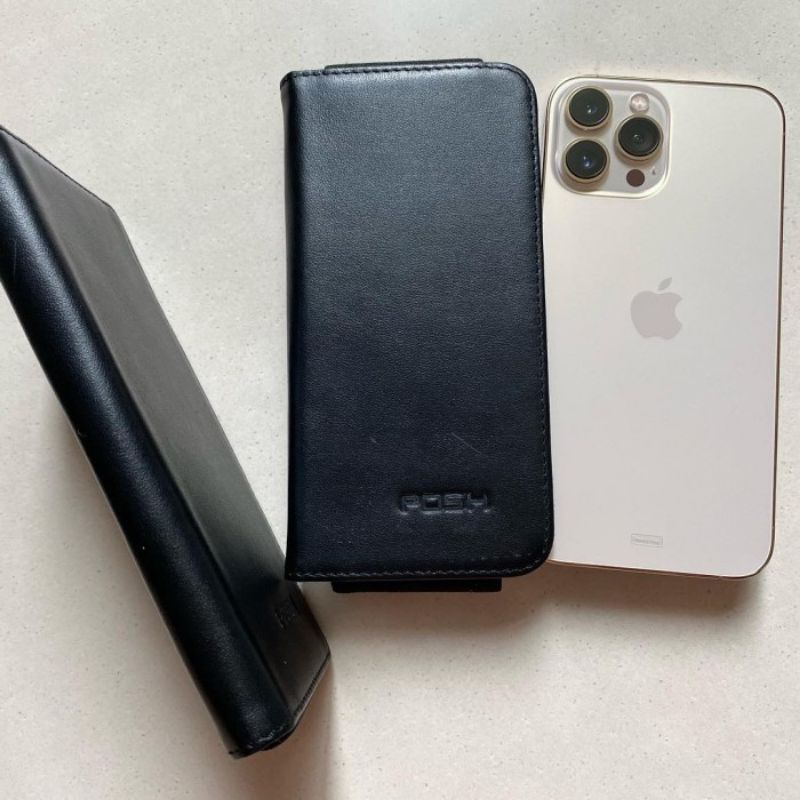 Case iPhone 13 12 14 15 Pro Max Promax 6.7 inc Sarung Leather Original Wallet Pouch Tas Dompet Hp Ca