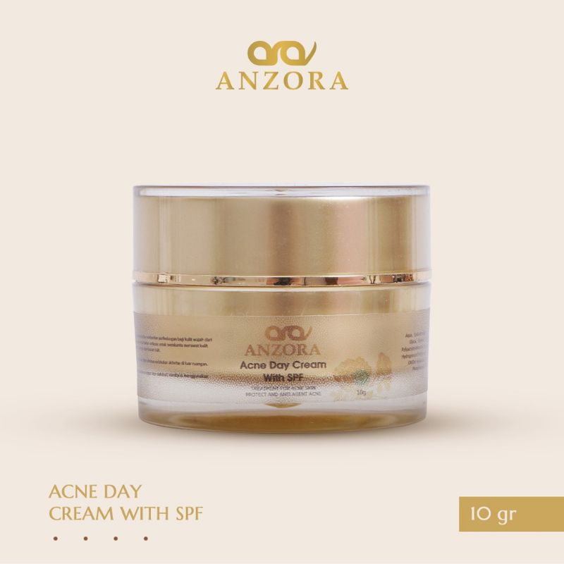 acne day cream anzora/sudah bpom/aman