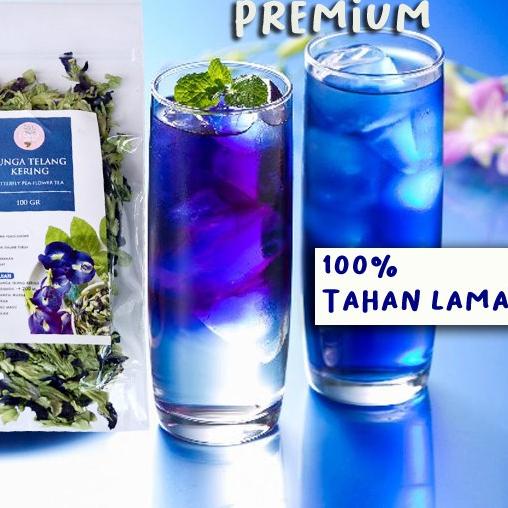 

[KODE 77] Teh Bunga Telang Kering TUMPUK PREMIUM 100 gram Netto Floral seeds [Bisa COD] produck terlaris