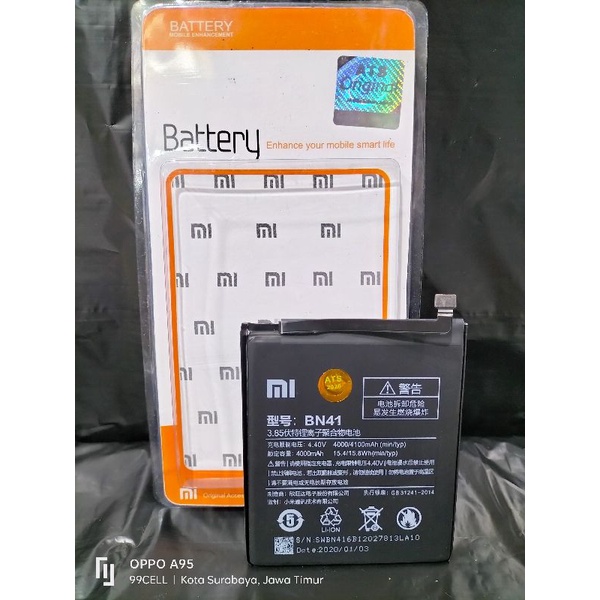 Baterai | Battery | Batre Redmi Note 4 | Baterai BN 41 Original