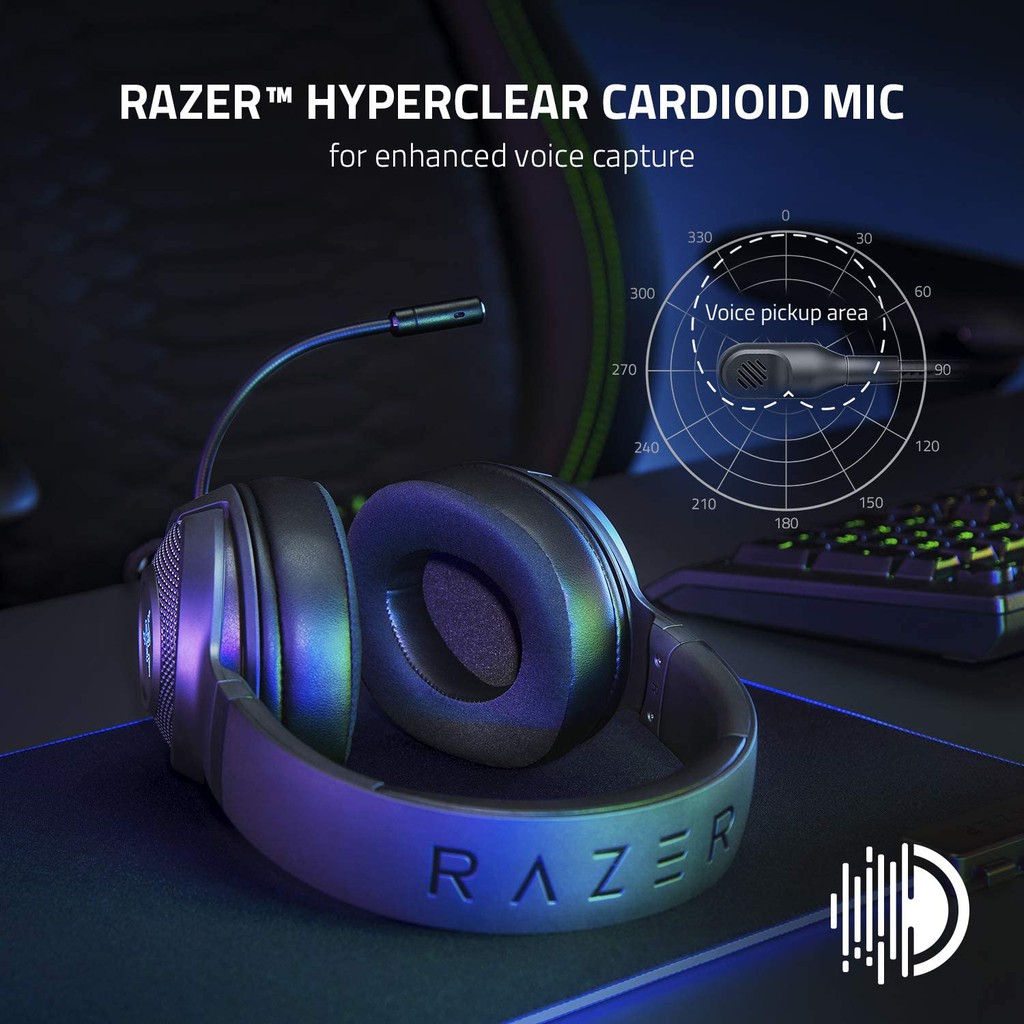 Razer Kraken V3 X 7.1 Surround Sound RGB Gaming Headset