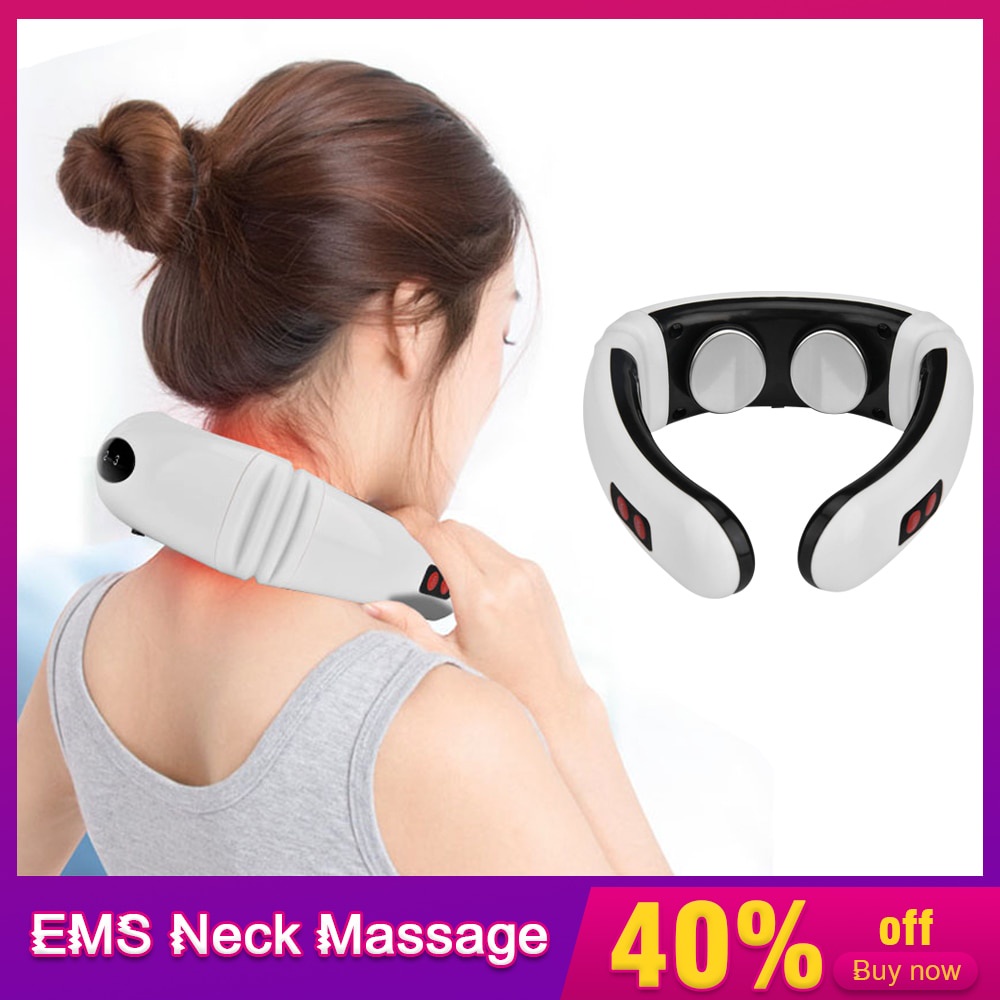 PREORDER EMS Neck Massager Electric Pulse Physiotherapy Neck Massager Smart Neck Massager