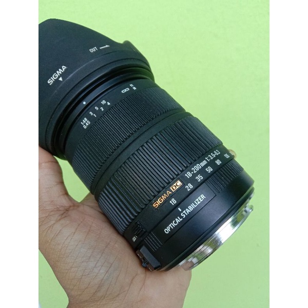 LENSA SIGMA 18-200 FOR CANON SIGMA 18-200 CANON