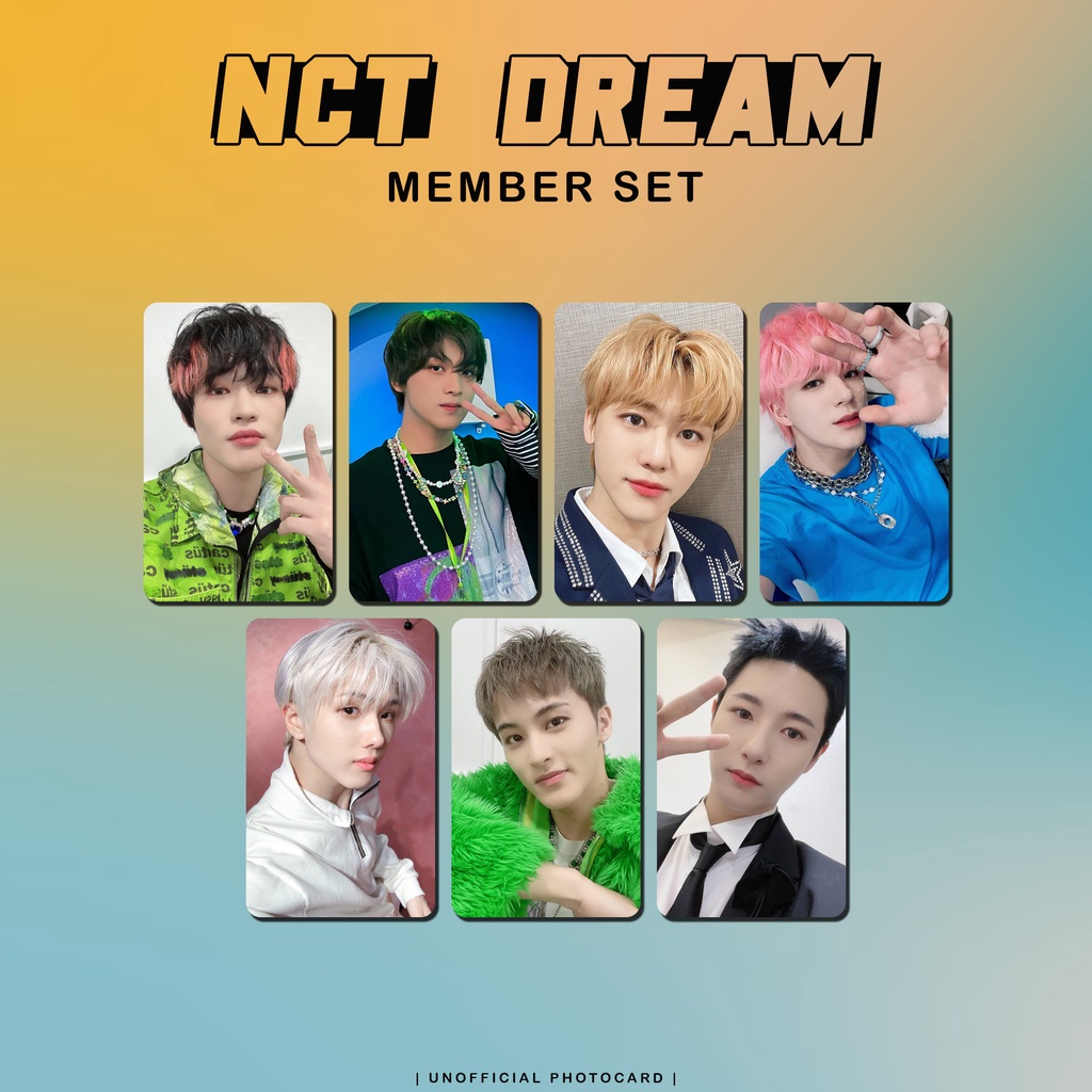 UNOFFICIAL PHOTOCARD NCT DREAM MEMBER SELCA