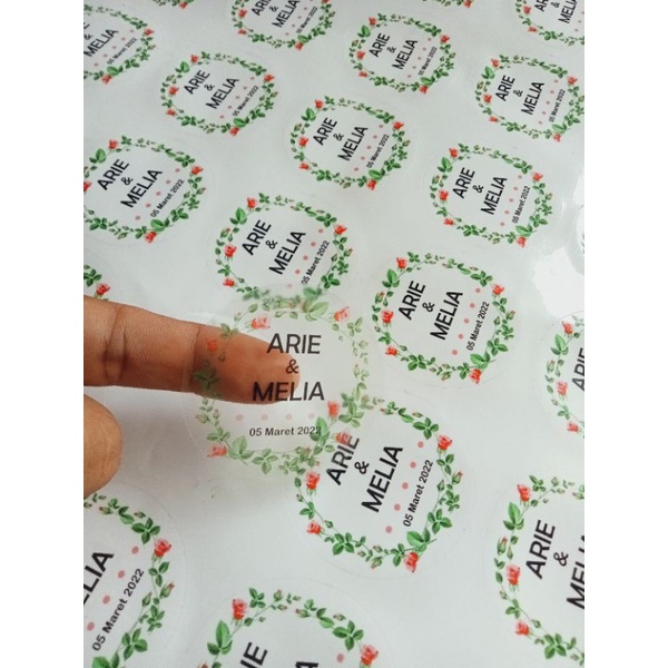 Label stiker Snack makanan, label makanan, label kemasan plastik