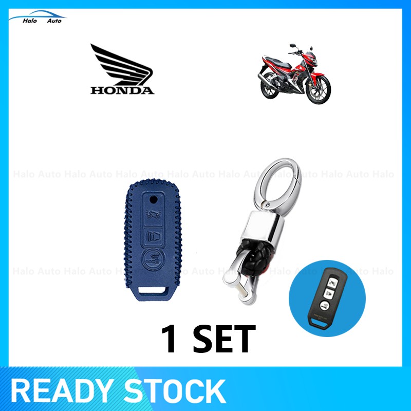 【Ready Stock】Leather Key Cover For Honda Pcx Sh 125 150 Motorcycle Scooter Remote with keychain