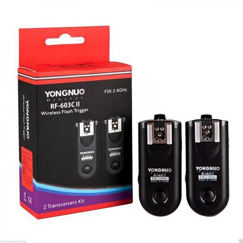 Yongnuo RF-603C II Wireless Flash Trigger Kit for CANON