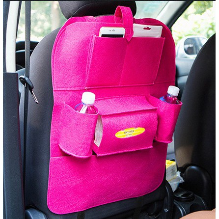 Car seat organizer Tas Multi fungsi Penyimpanan Buku Tissue Minuman di belakang jok Mobil