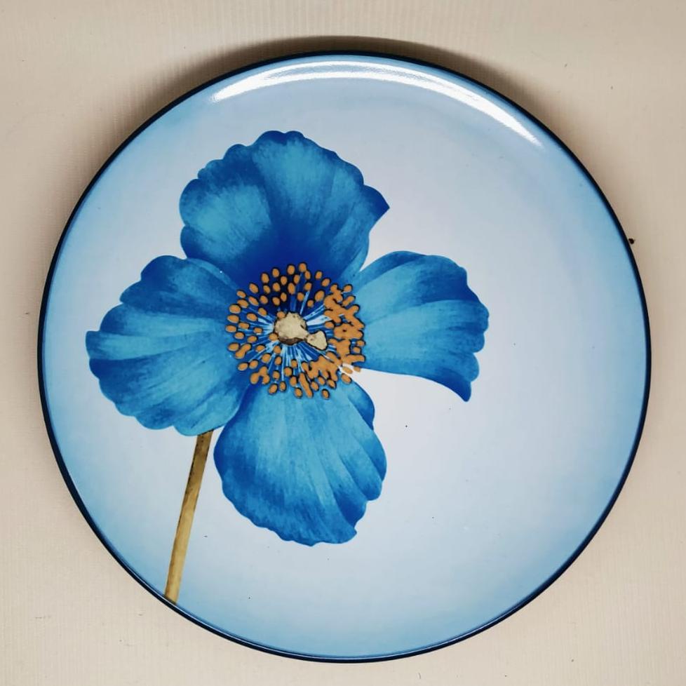 PIRING KERAMIK MOTIF BUNGA