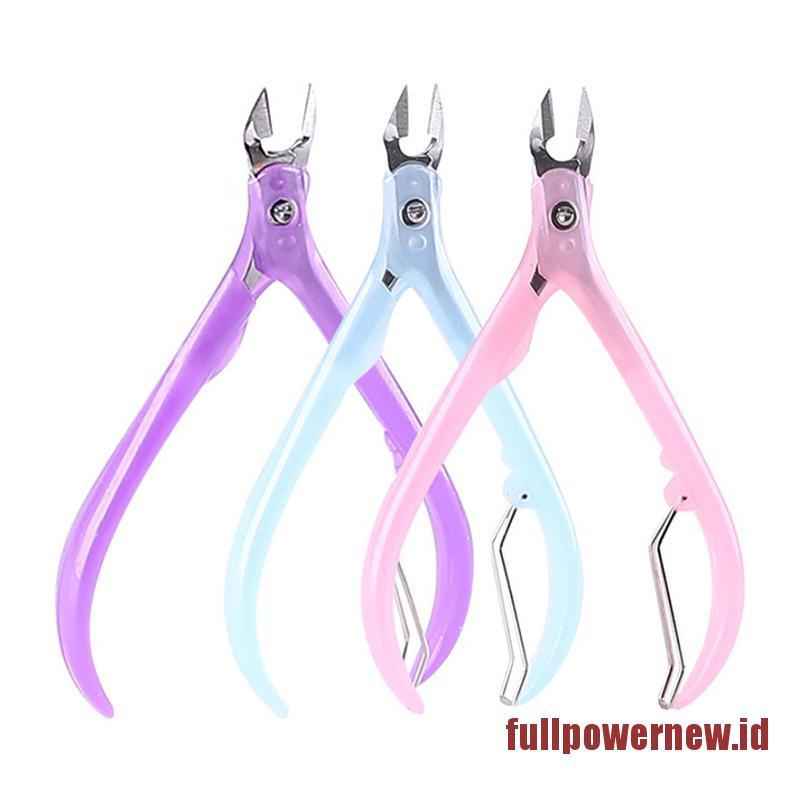 【COD】Handle Toenail Ingrown Nail Art Cuticle Nipper Manicure Scissor Tool Pedicure