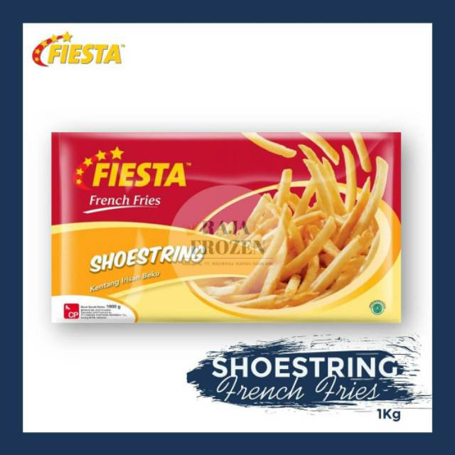 

Shoestring 1kg (Kentang Goreng Lurus)