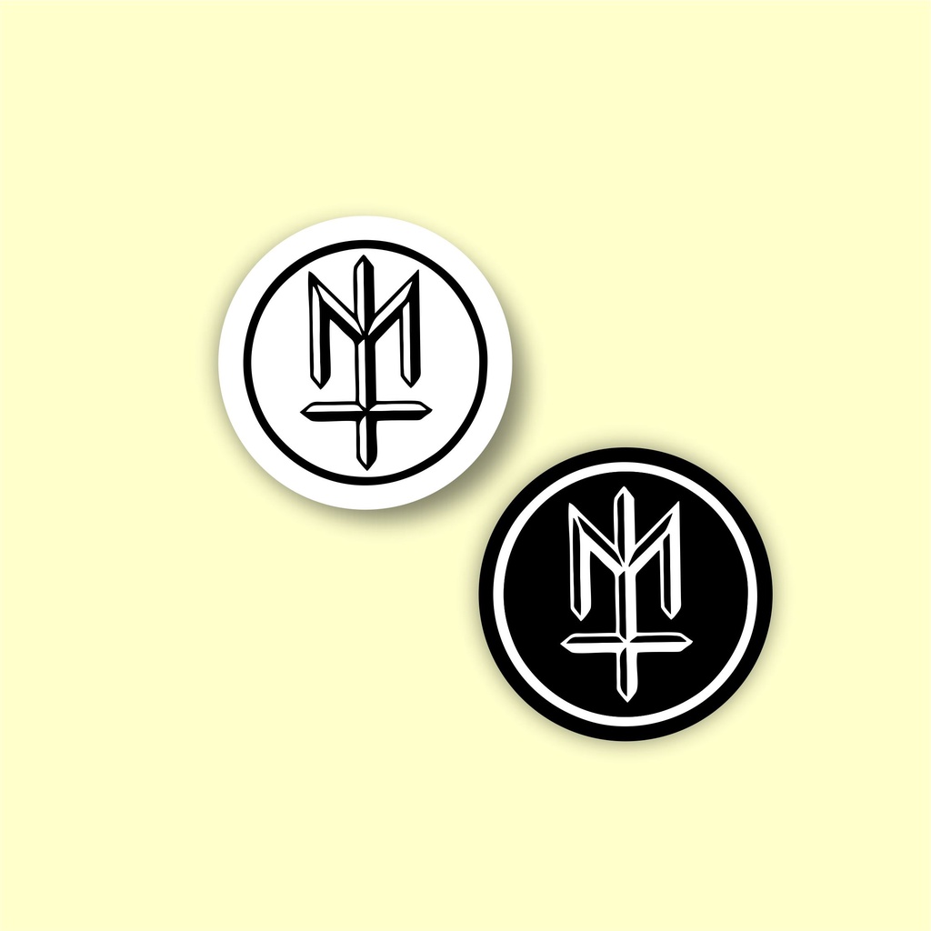 

Stiker distro brand maternal bulet bahan graftac anti air