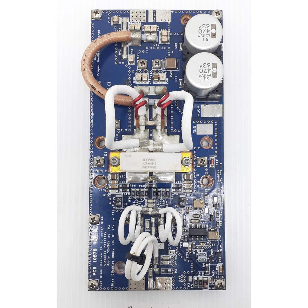 Palet Module VHF 140-150 Mhz BLF188XR 1000 Watt Class AB Made in USA