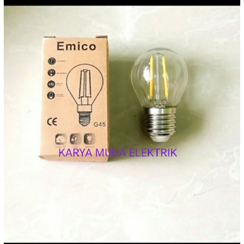 LAMPU FILAMENT BODY KECIL LAMPU CAFE BODY KECIL KUNING