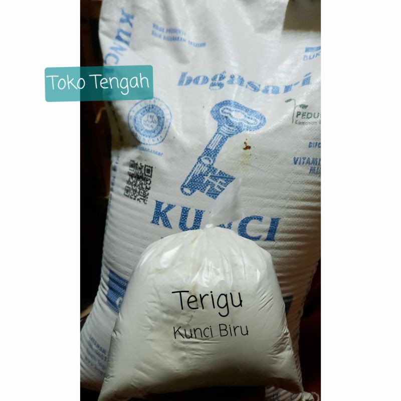 

Tepung Terigu kunci biru 1kg(repak/kiloan)