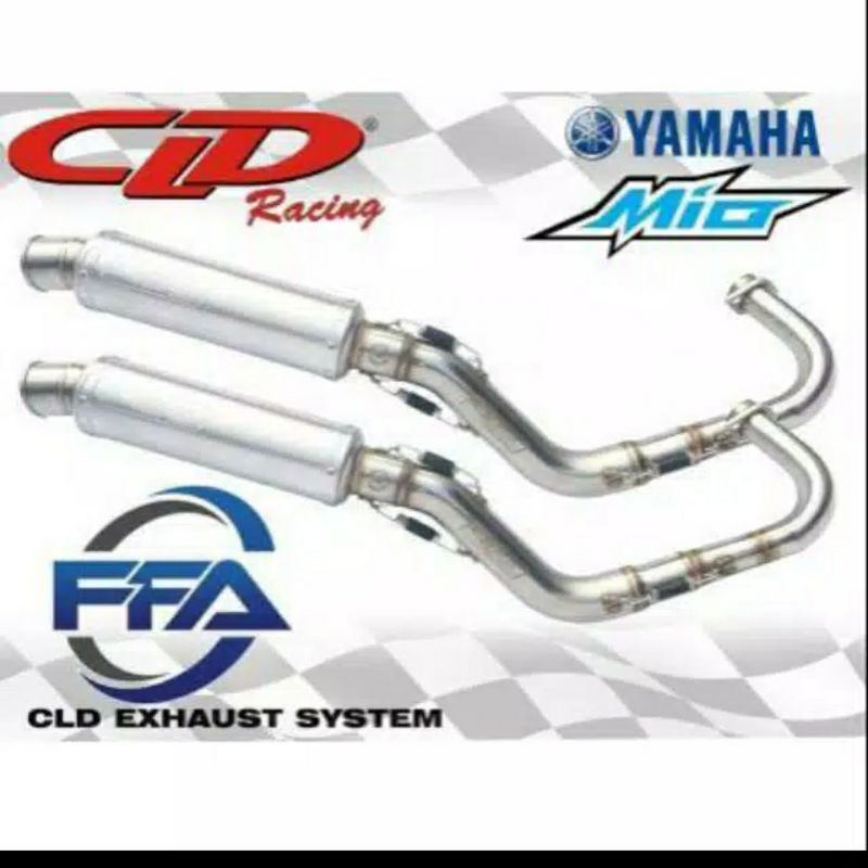 Knalpot Cld racing Mio/Nouvo type New FFA