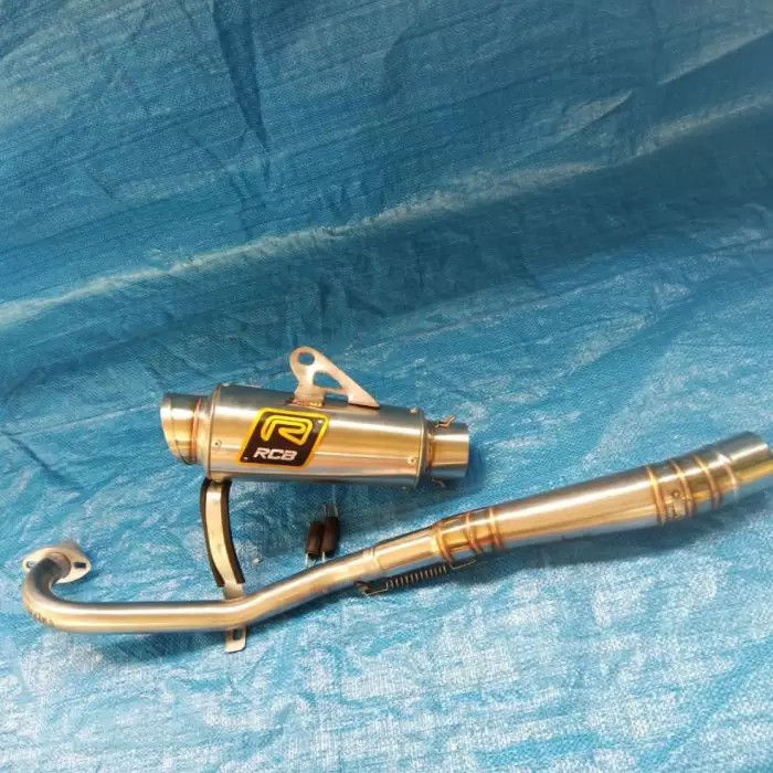 KNALPOT RACING RCB JUPITER Z MODEL KOLONG KNALPOT BEBEK DRAG KNALPOT RCB