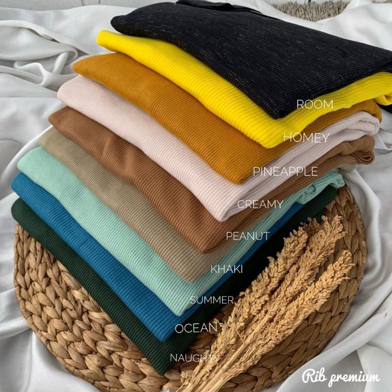 KAOS RIB PREMIUM PART 1 / LENGAN PANJANG
