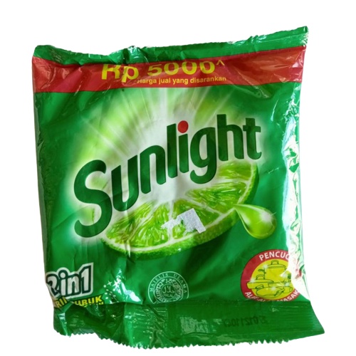 SUNLIGHT PENCUCI PIRING 2IN1 KRIM+BUBUK/centraltrenggalek