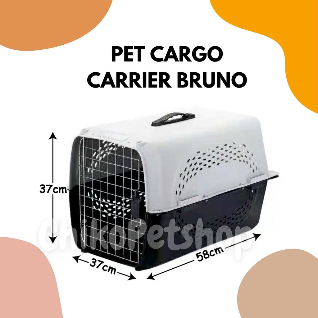 pet carrier bruno pet cargo trevelling untuk hewan peliharaan