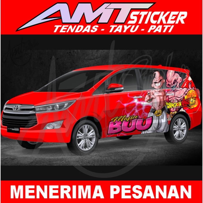 [ORIGINAL] Sticker Decal Body Samping Mobil Inova Reborn Stiker Decal Mobil Inova Stiker Variasi Mob
