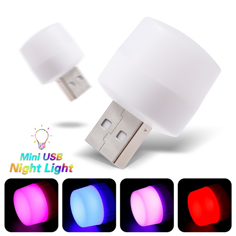 Lampu Baca LED Bentuk Bulat Dengan Port USB Dan Power Supply