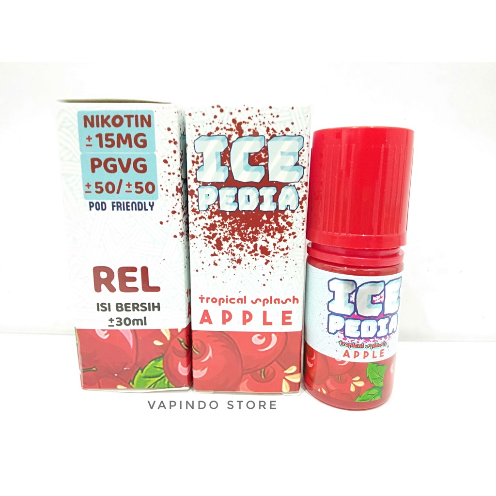 PODS FRIENDLY ICE PEDIA APPLE 30ML 15ML BY MAJAPAHIT LIQUID