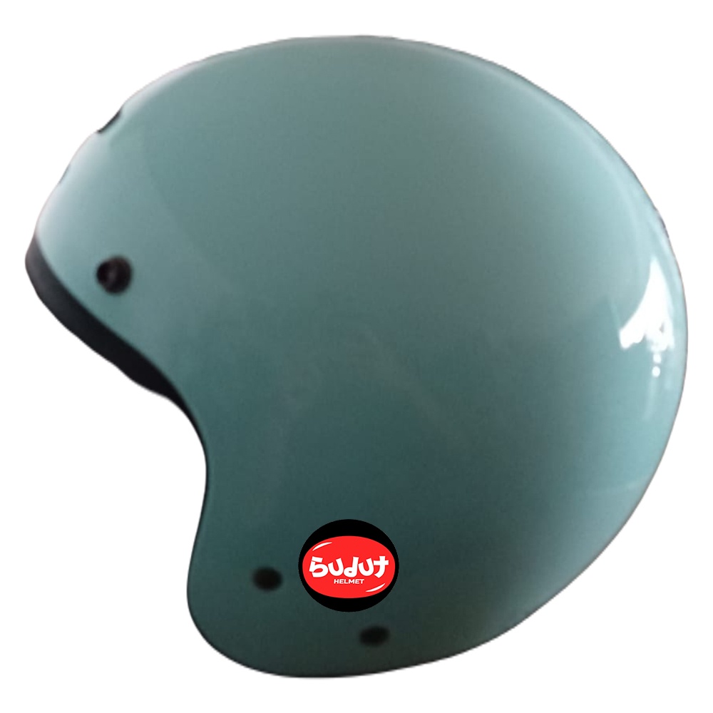 Helm NJS NX-2 NX2 Original Dewasa Premium Retro Inner Visor Paket Kaca Datar Atau Cembung-Blue Ice Glossy