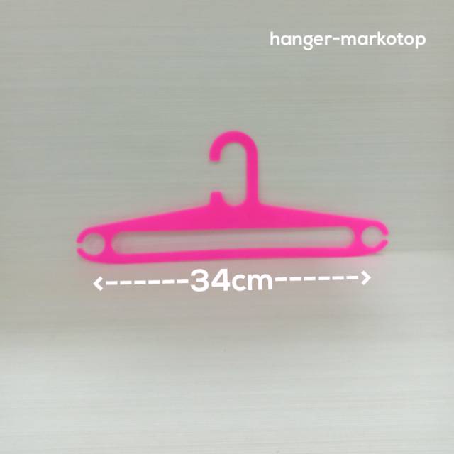 Hanger 14in anak / harga perlusin 12pcs ( putih)